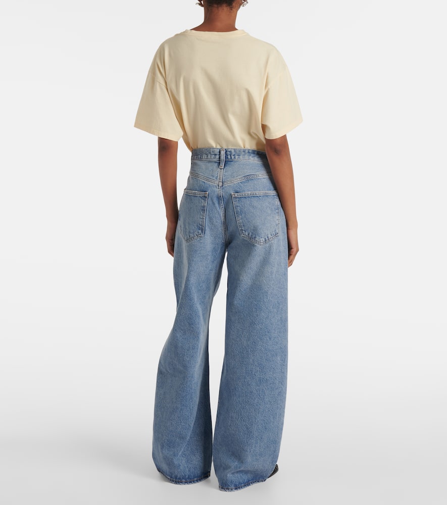 Low Curve mid-rise wide-leg jeans