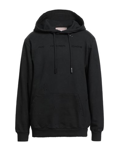 Man Sweatshirt Black Size L Cotton