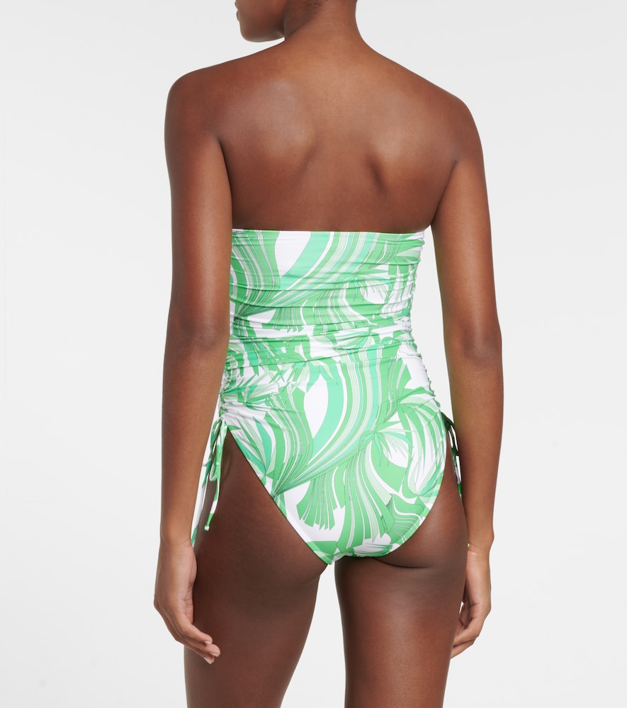 Melissa Odabash Sydney strapless printed swimsuit