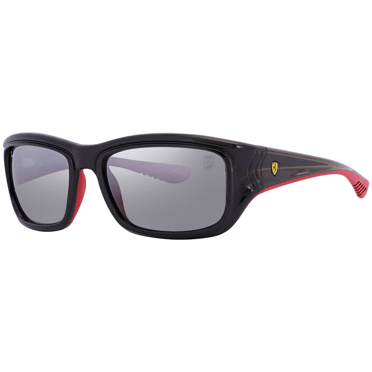 Scuderia Ferrari Silver Mirrored Square Mens Sunglasses RB4405M F6016G