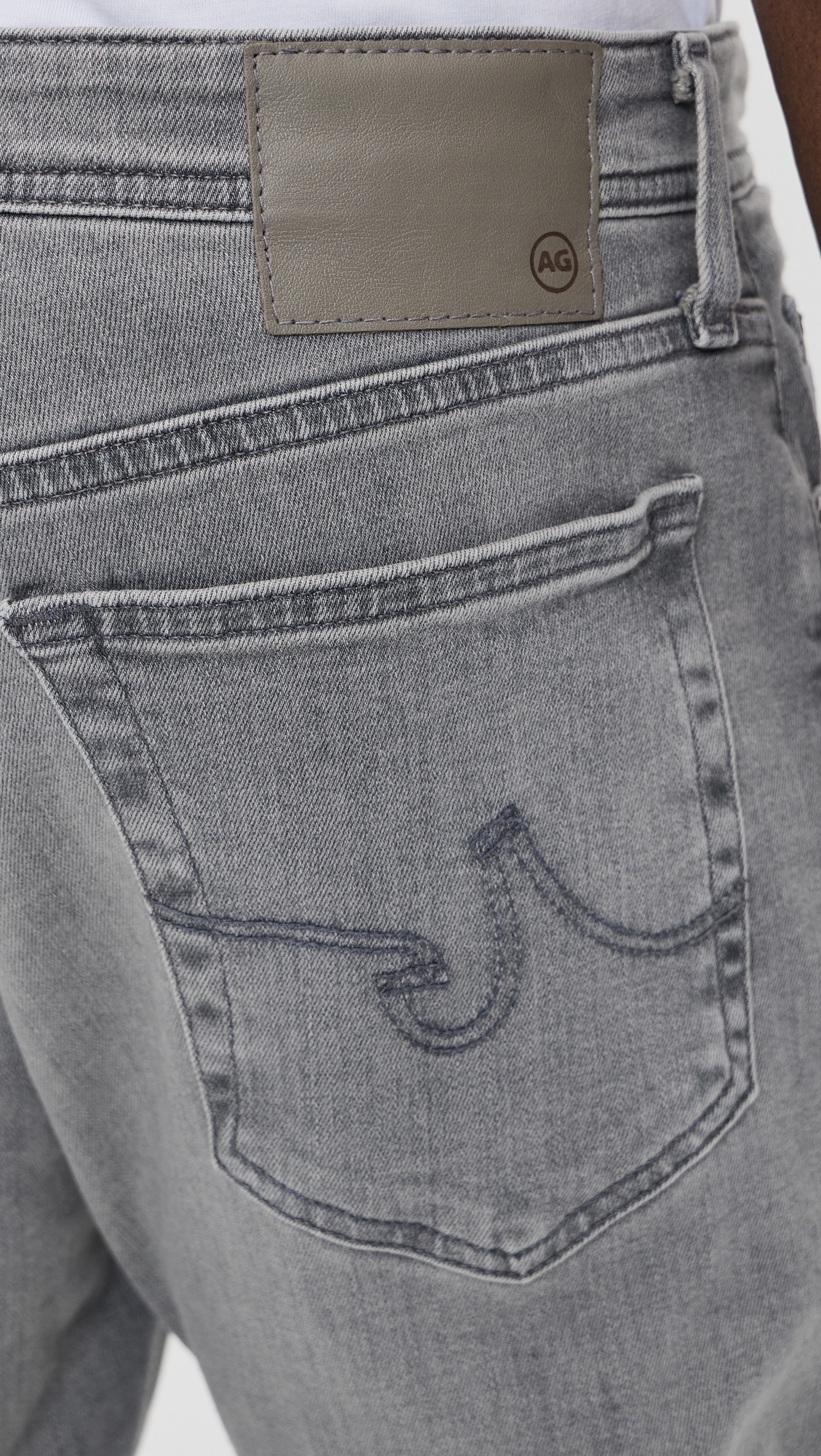 Everett Slim Straight Denim Jeans Half Dome