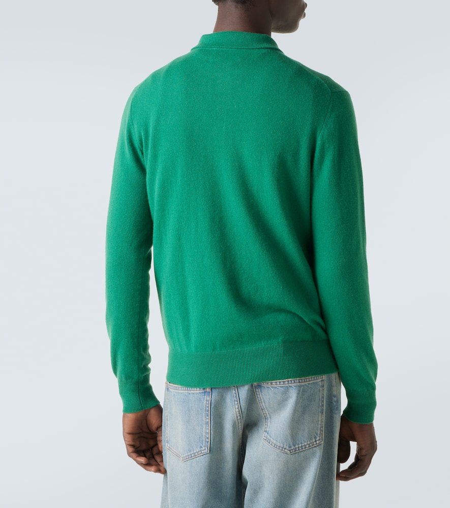 Cashmere polo sweater