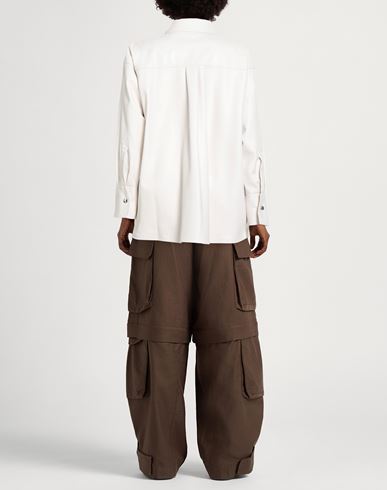 Woman Shirt Cream Size 6 Polyurethane