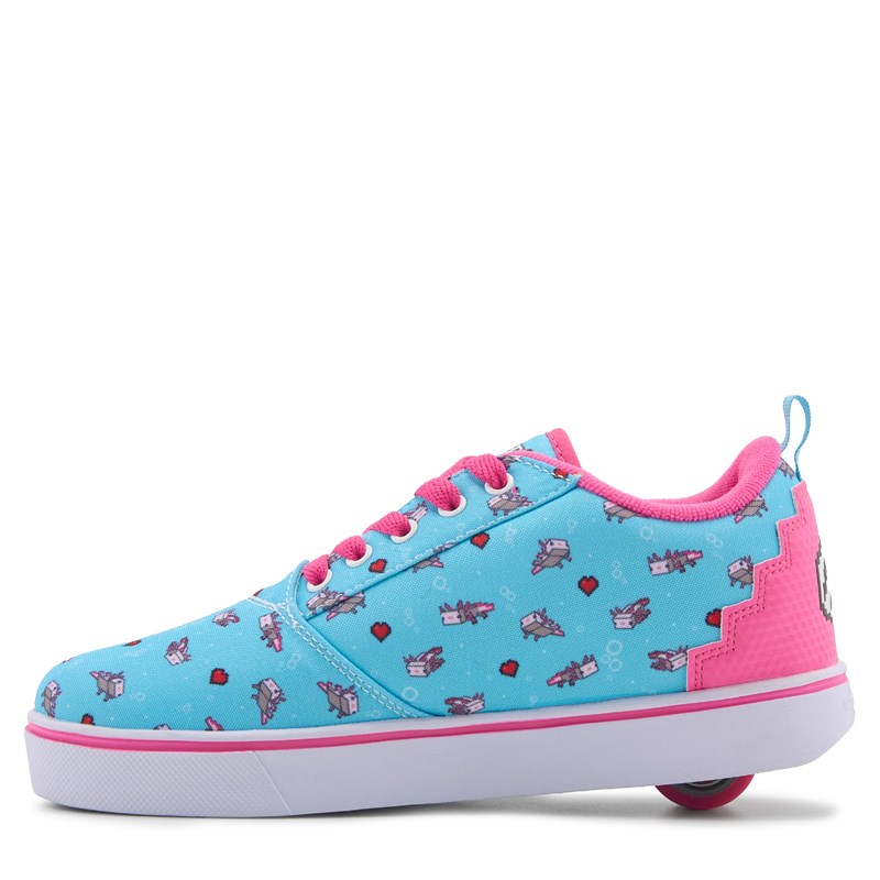 Kids' Minecraft Pro 20 Skate Sneaker Little/Big Kid Shoes (Minecraft Axolotl)