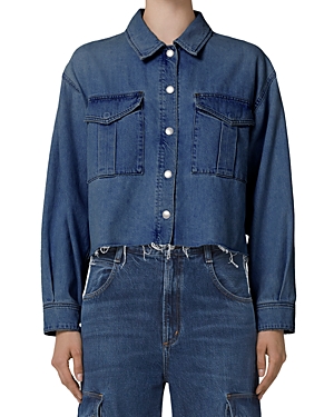 Nyx denim shirt jacket - Blue