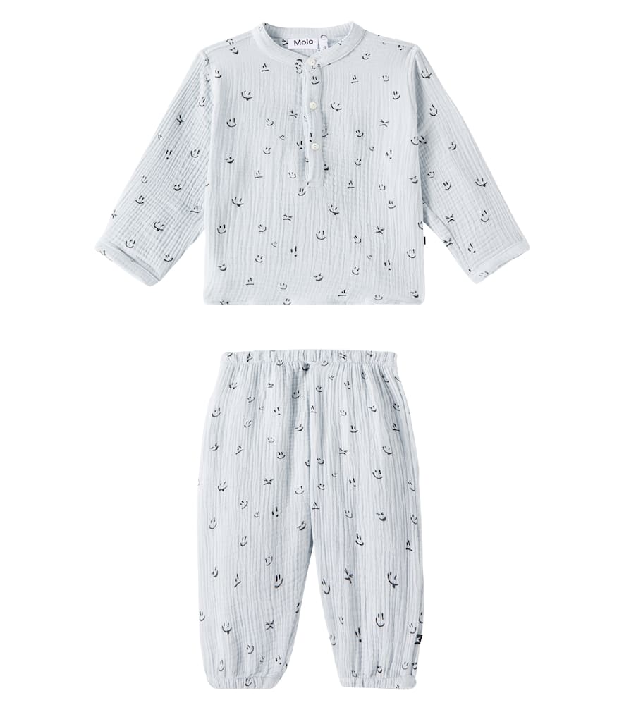 Molo Baby Enoz cotton shirt and pants set