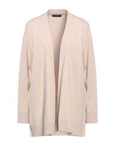 Elena Mirò Woman Cardigan Beige Size 10 Viscose, Polyester, Polyamide, Elastane