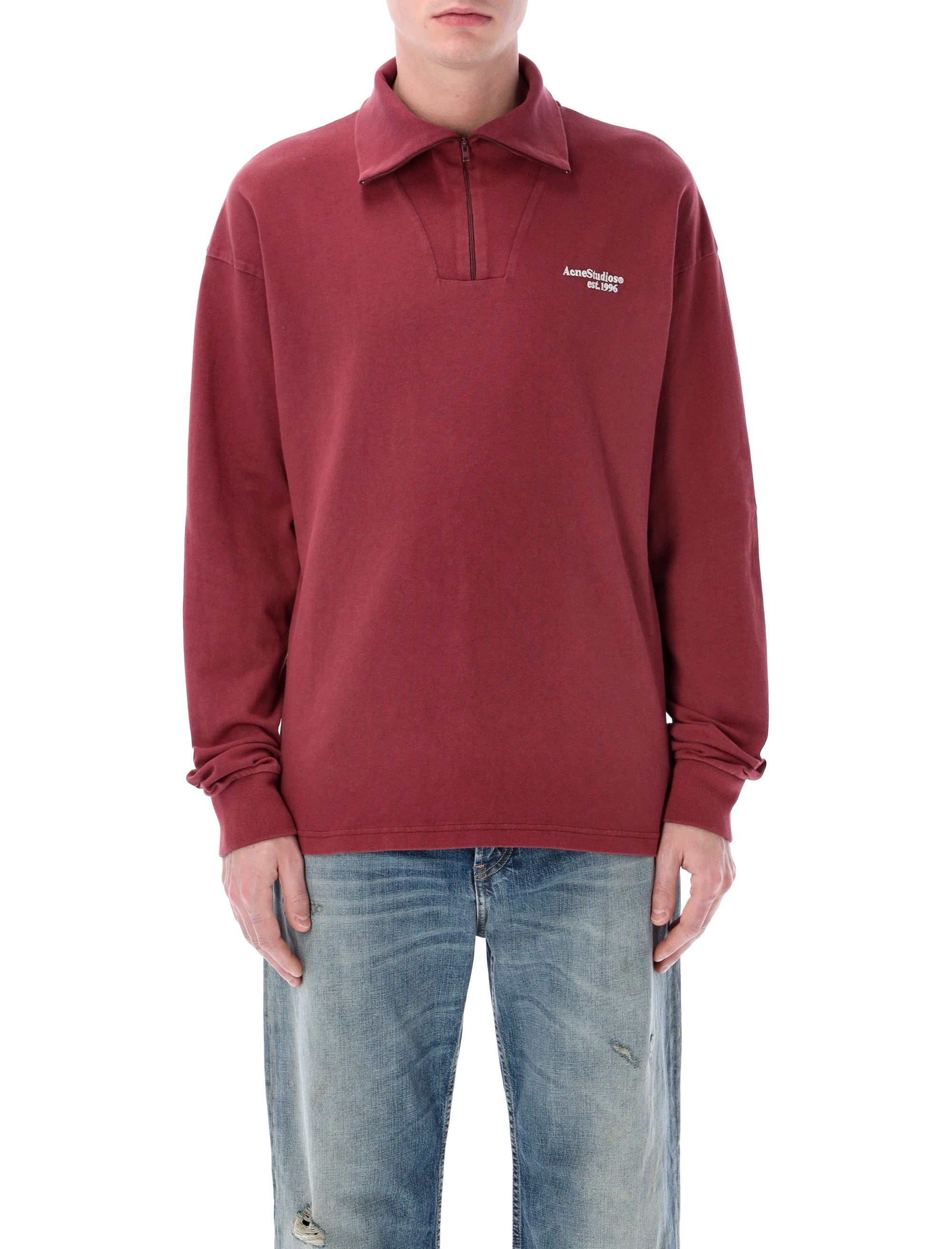 Zip-Up Logo Sweatshirt - Men's Regular Fit