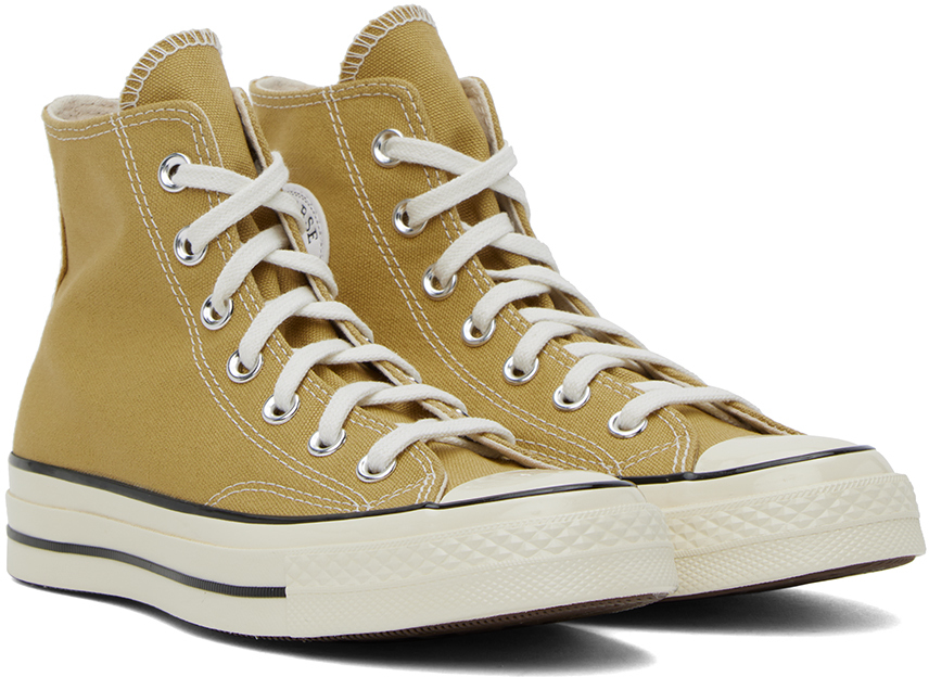Tan Chuck 70 High Top Sneakers