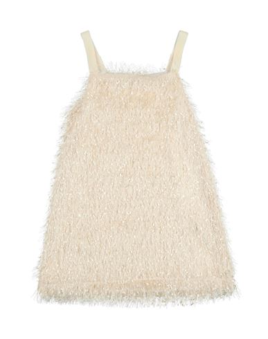Monnalisa Kid Girl Kids' dress Beige Size 12 Polyester