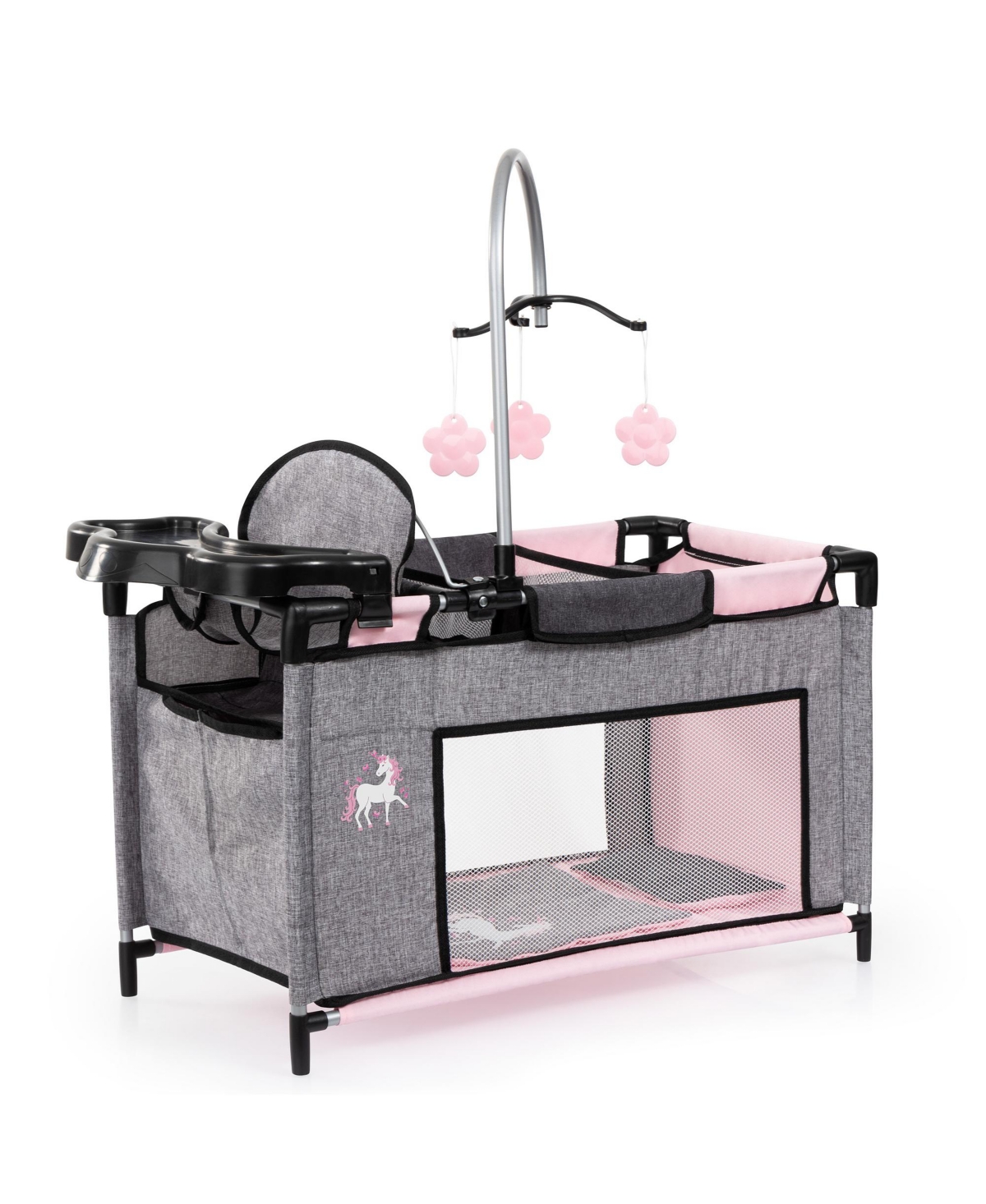 "Multi Bed Fairy 18"" Doll Bed with Integrated Highchair, Ages 3+ - Open Miscellaneous"