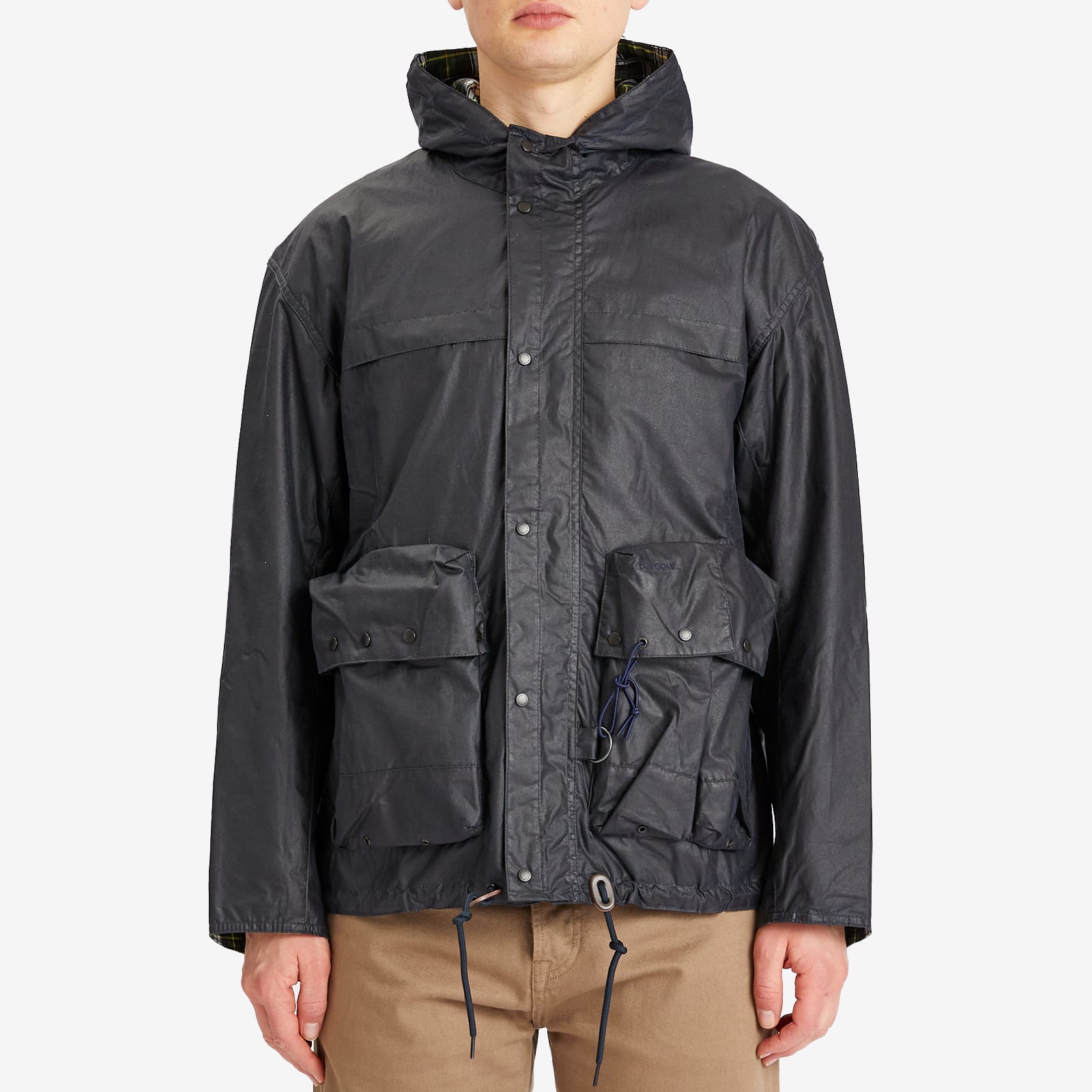Men's Heritage+ Modified Durham Wax Jacket in Navy