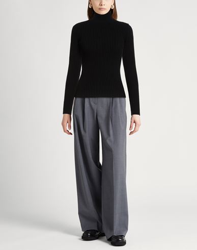 Woman Turtleneck Black Size L Wool, Cashmere, Polyamide, Elastane