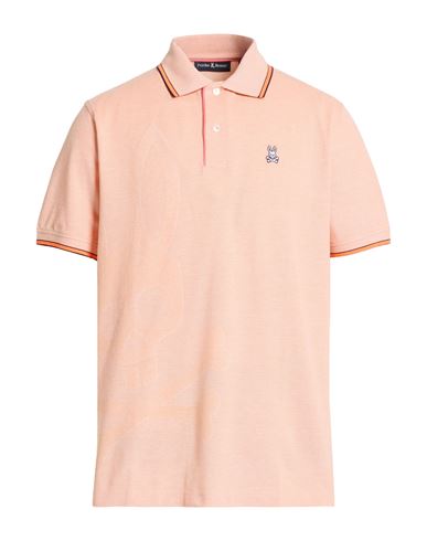 Man Polo shirt Apricot Size 42 Cotton
