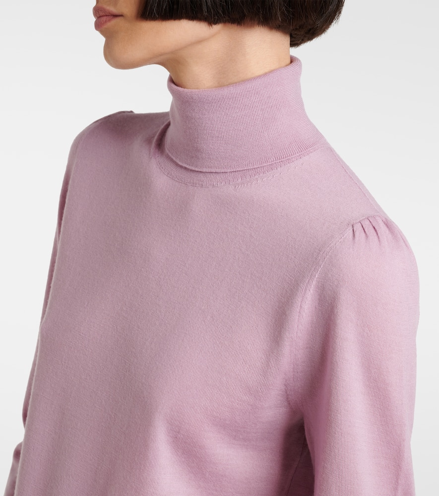 Wool turtleneck sweater