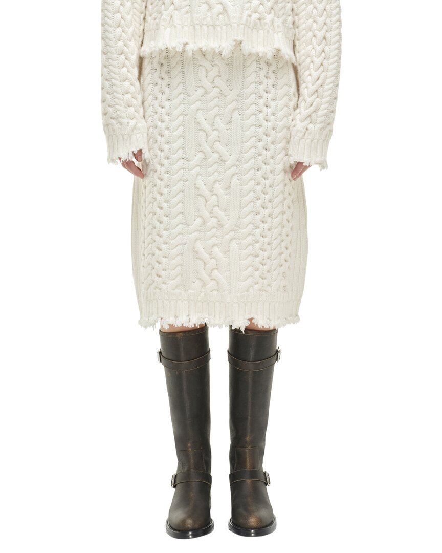Brioni Wool Mini Skirt