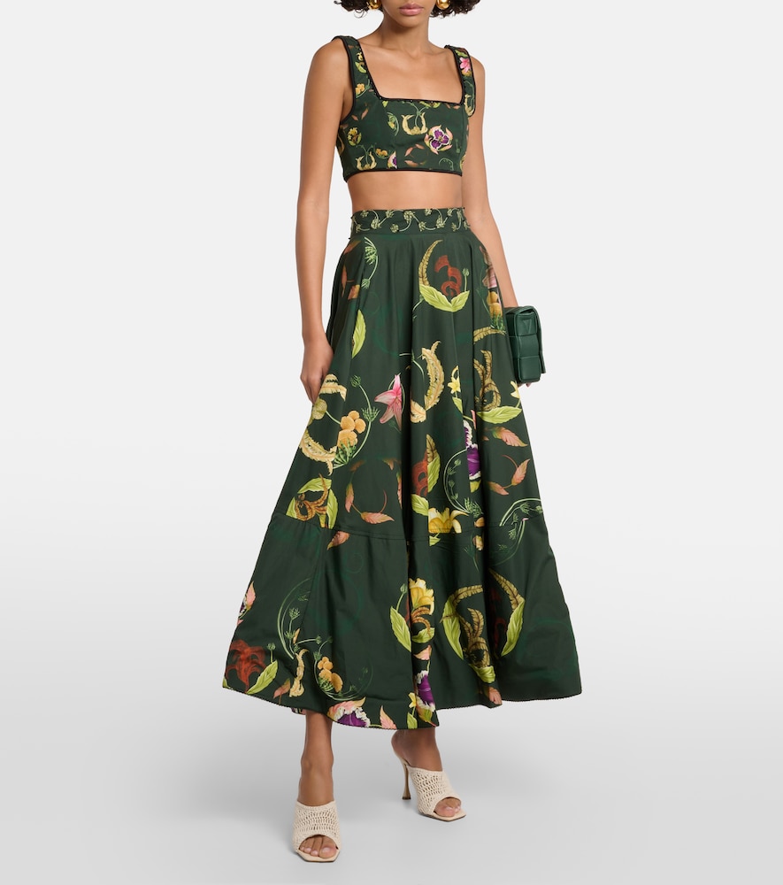 Amanda Marina embroidered crop top