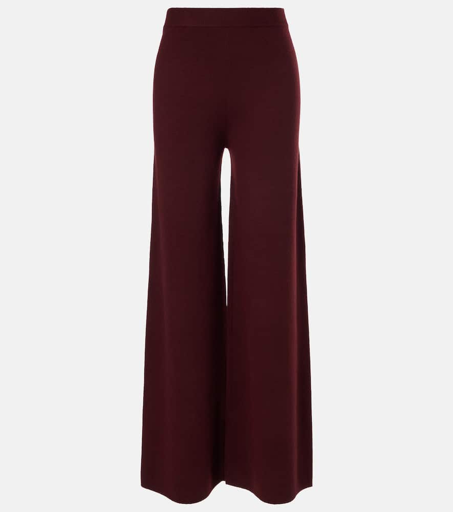 Judy wool and cashmere wide-leg pants