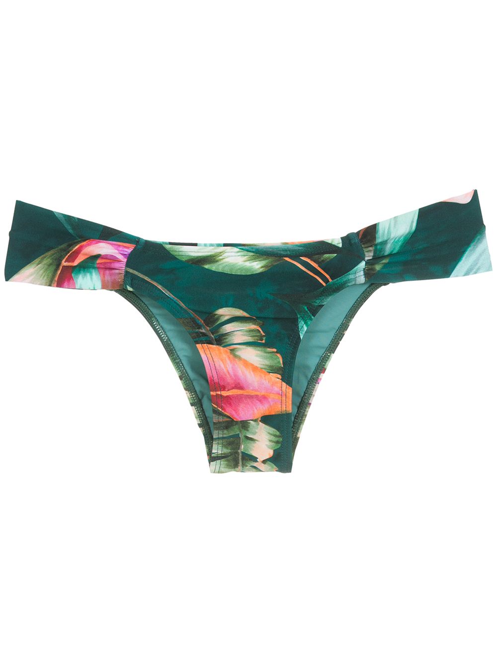 Ritz low-rise floral-print bottoms - Green