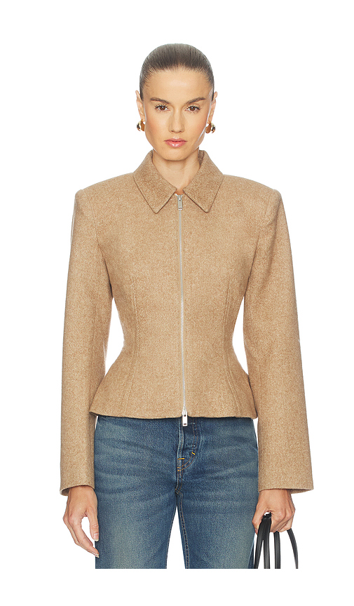 Camila Coelho Sidonia Jacket in Camel. XS also in L, M, S