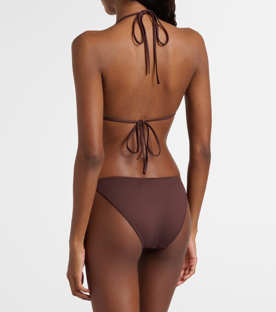 Chain-details bikini bottoms