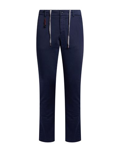 Man Pants Blue Size 32 Cotton, Elastane