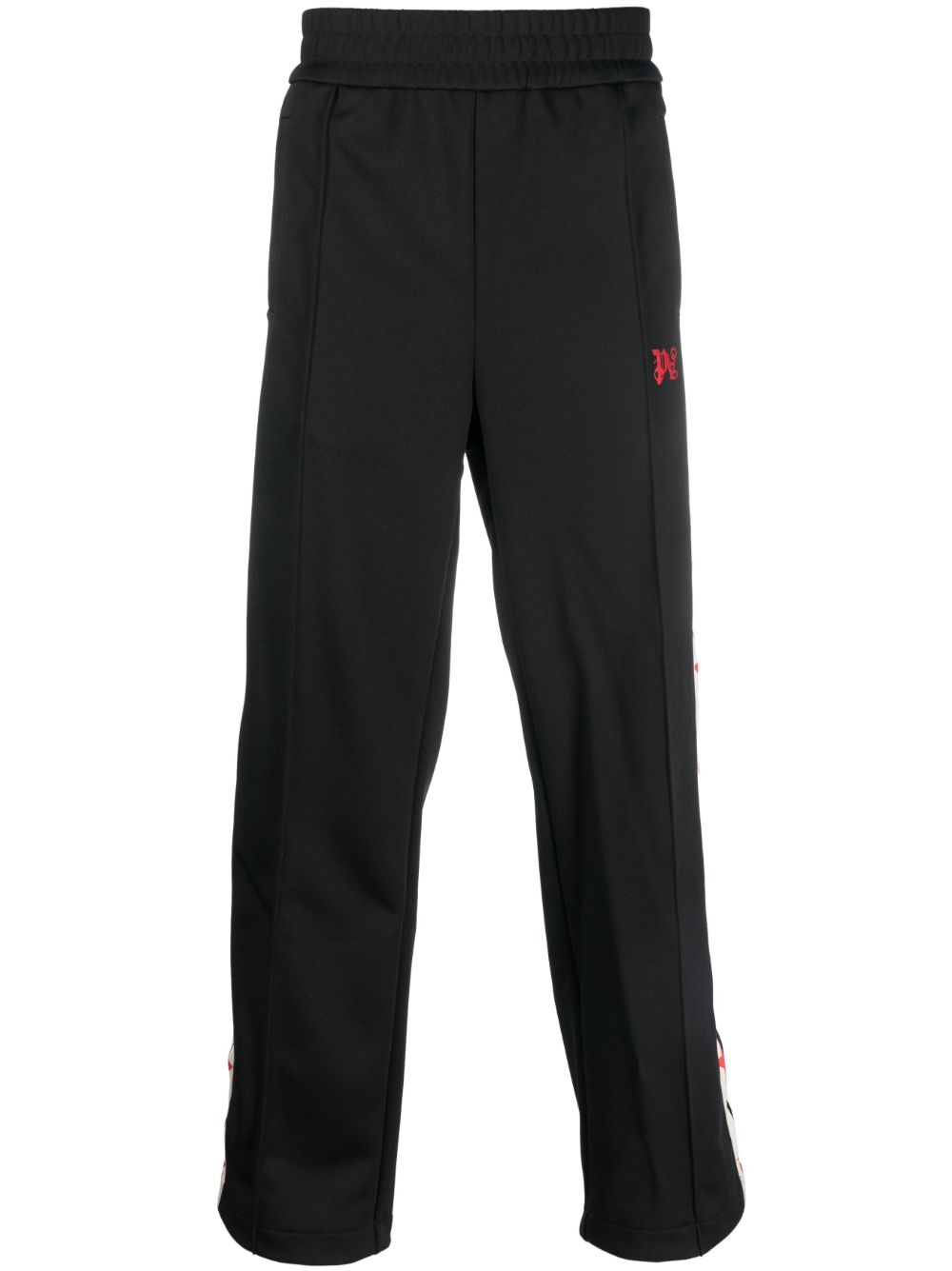 X Haas MoneyGram star-print track pants - Black
