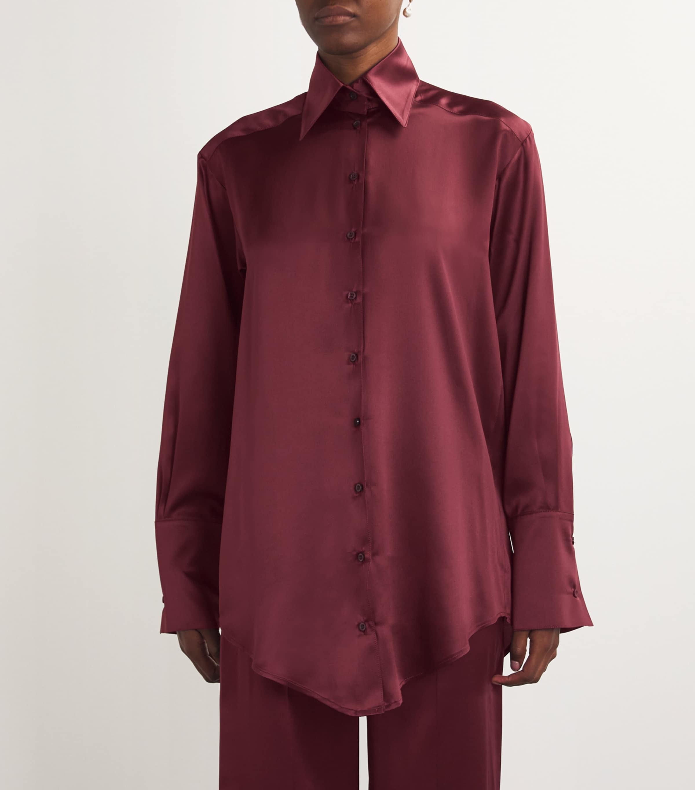 Silk Oversized Shirt