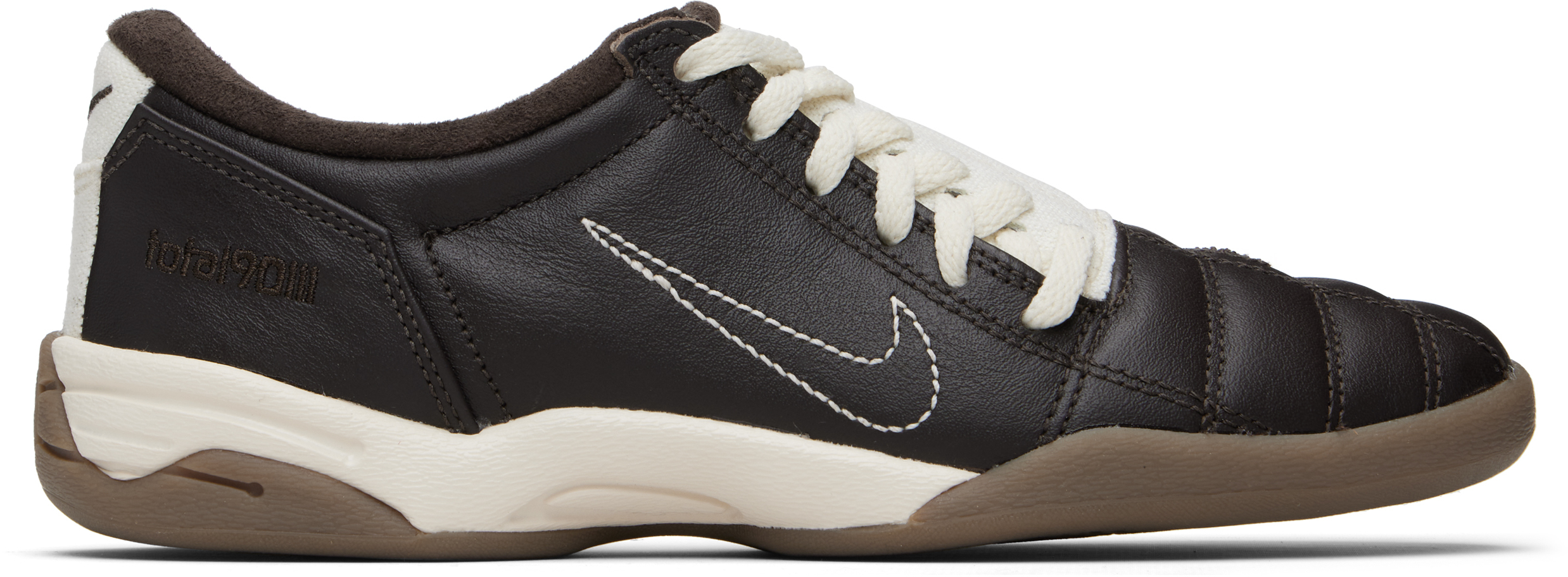 Brown & Off-White Total 90 Sneakers