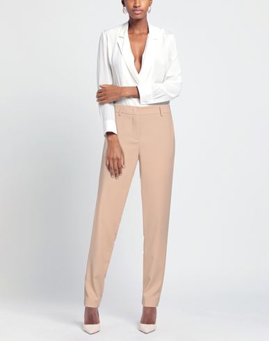 Woman Pants Sand Size 6 Polyester