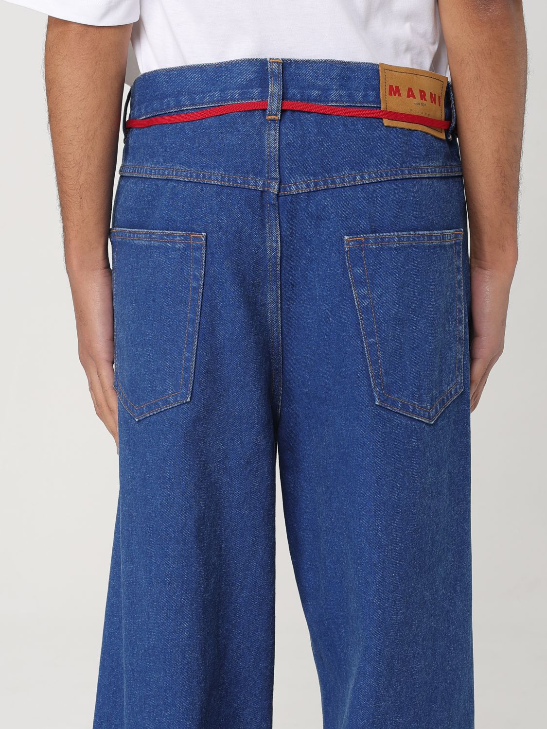 Mid-rise wide-leg jeans - Blue