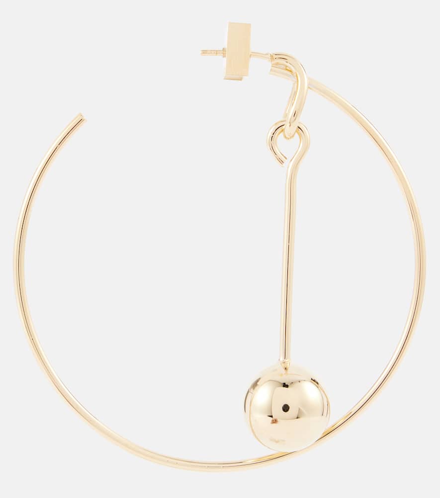 Jacquemus Asymmetric hoop earrings