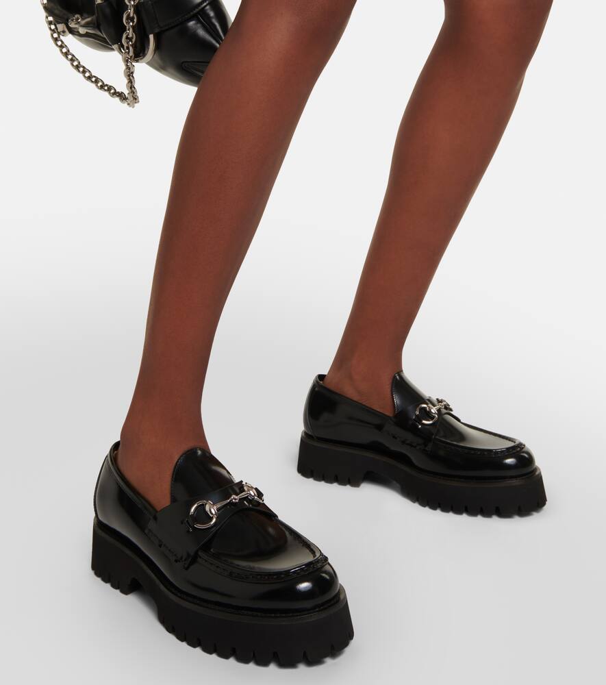 Gucci Sylke Horsebit leather loafers