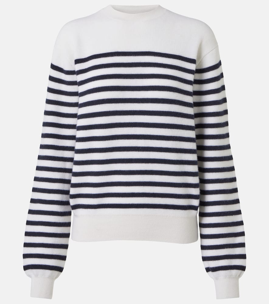 Viola striped cashmere-blend sweater
