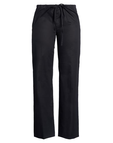 Woman Pants Black Size 8 Cotton, Elastane