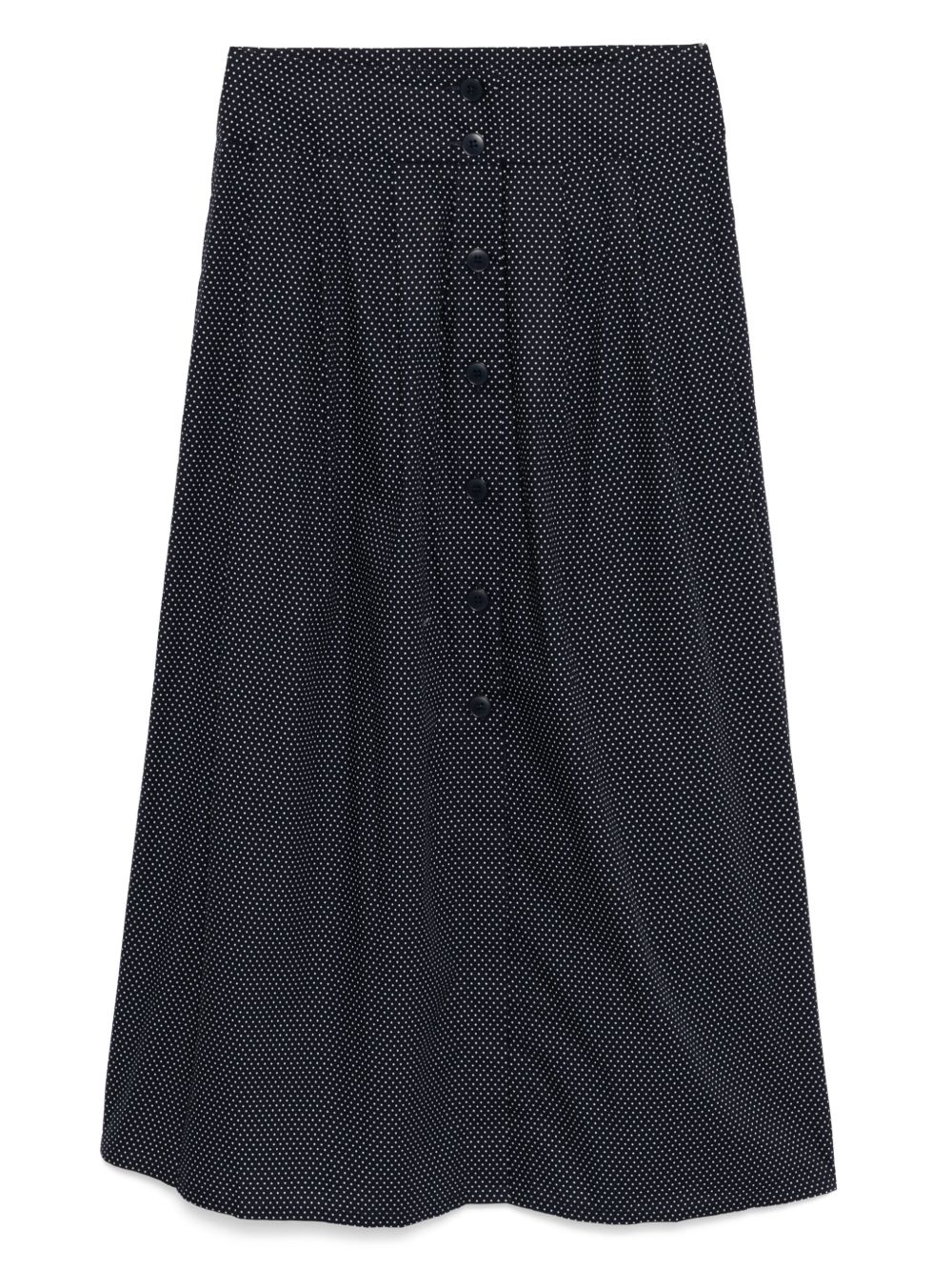 Polka dot print skirt - Blue