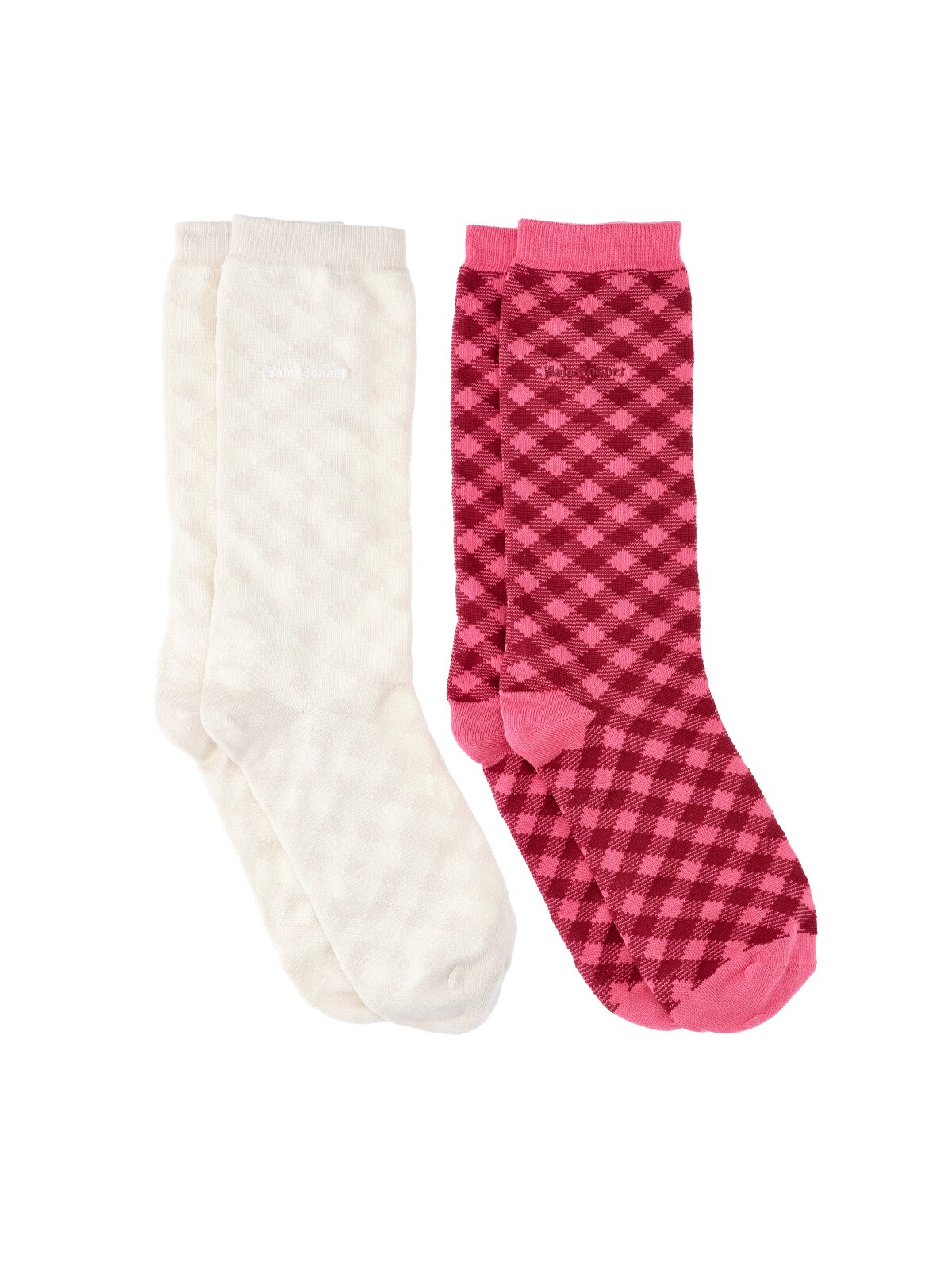 Set 2 Socks With Check Pattern