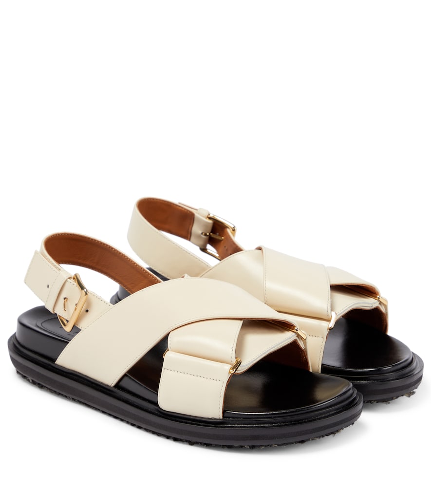 Marni Fussbett leather sandals