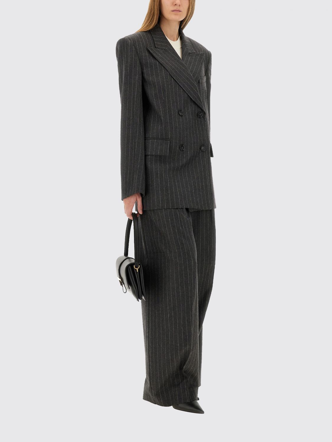 Pants Woman color Charcoal