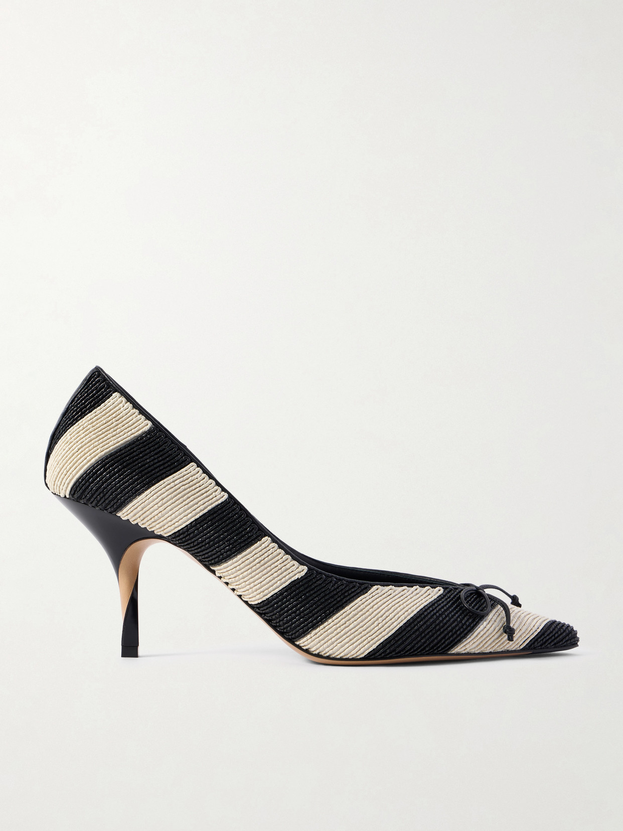 Les Escaripins Tourni Leather Heel Pumps - Multi