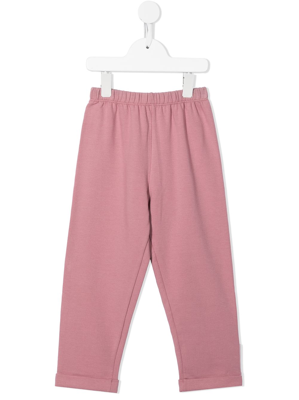 Elasticated-waist trousers - Pink