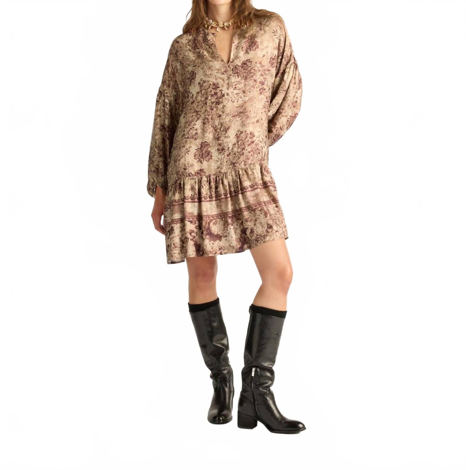 Amber Printed Dress In Multicolor Vinaccia
