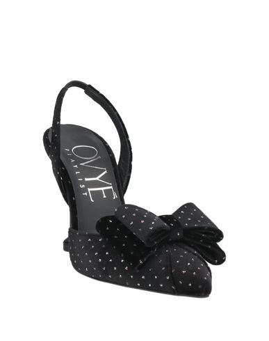 Ovyé Playlist Woman Pumps Black Size 7 Leather, Textile fibers