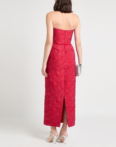 Woman Maxi dress Red Size 2 Polyester, Polyamide
