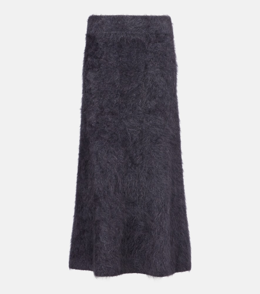 Asta cashmere midi skirt