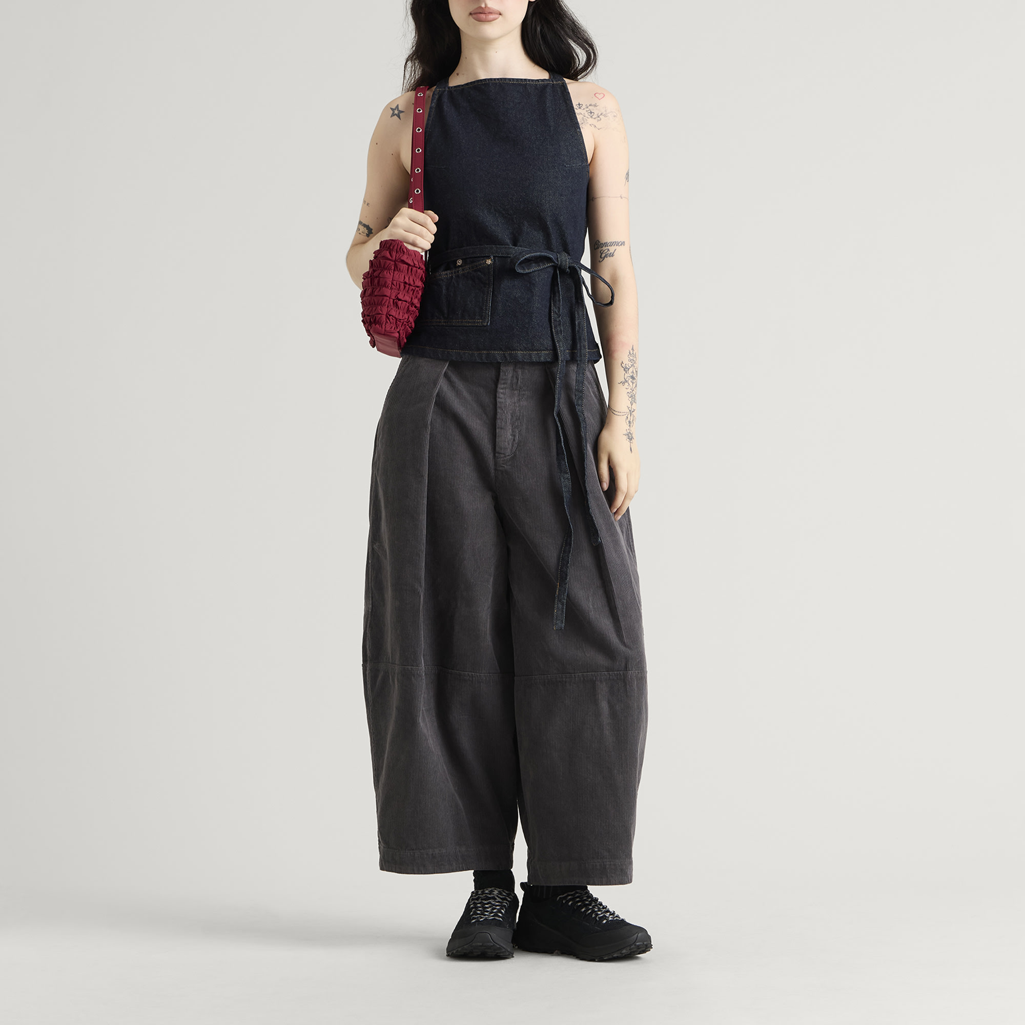 Women's Annabelle Apron Top Indigo