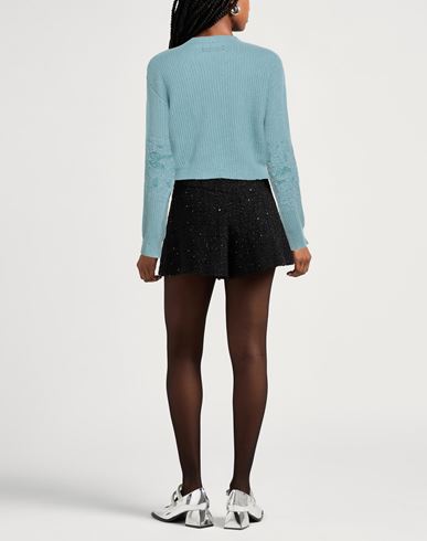 Woman Sweater Turquoise Size L Cashmere, Silk