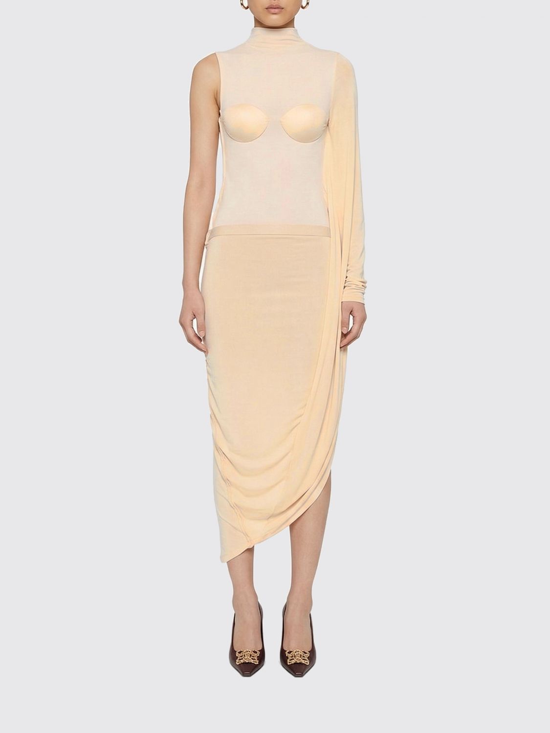Dress Woman color Nude
