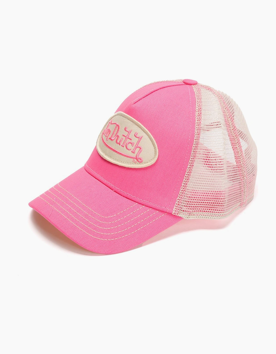Von Dutch Staple Trucker Cotton Pink Cap