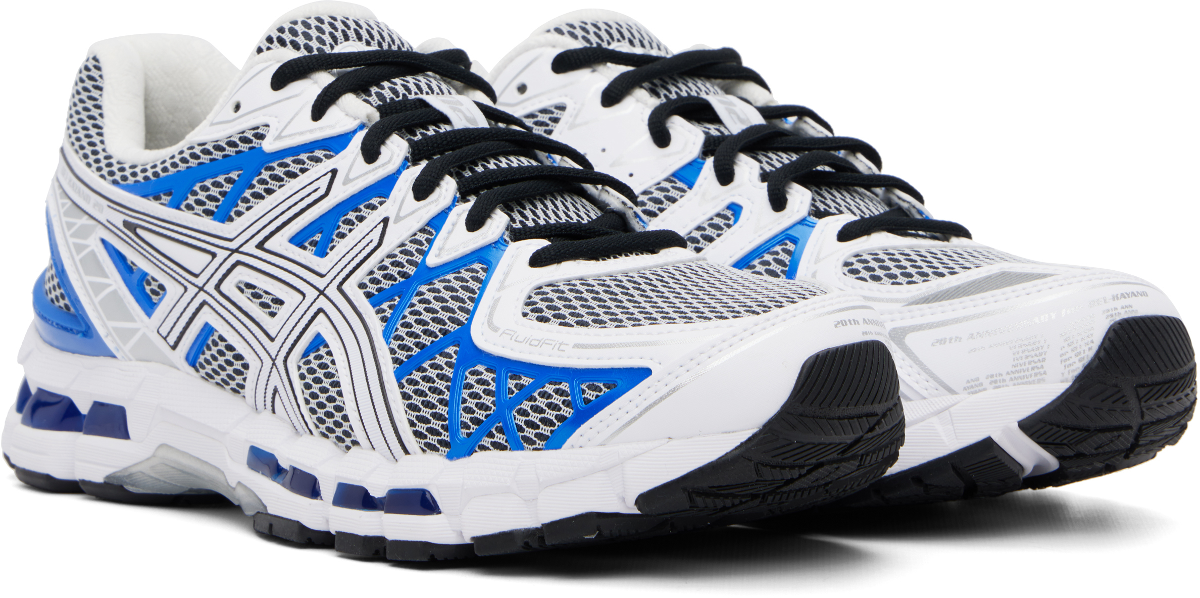 Blue & White Gel-Kayano 20 Sneakers